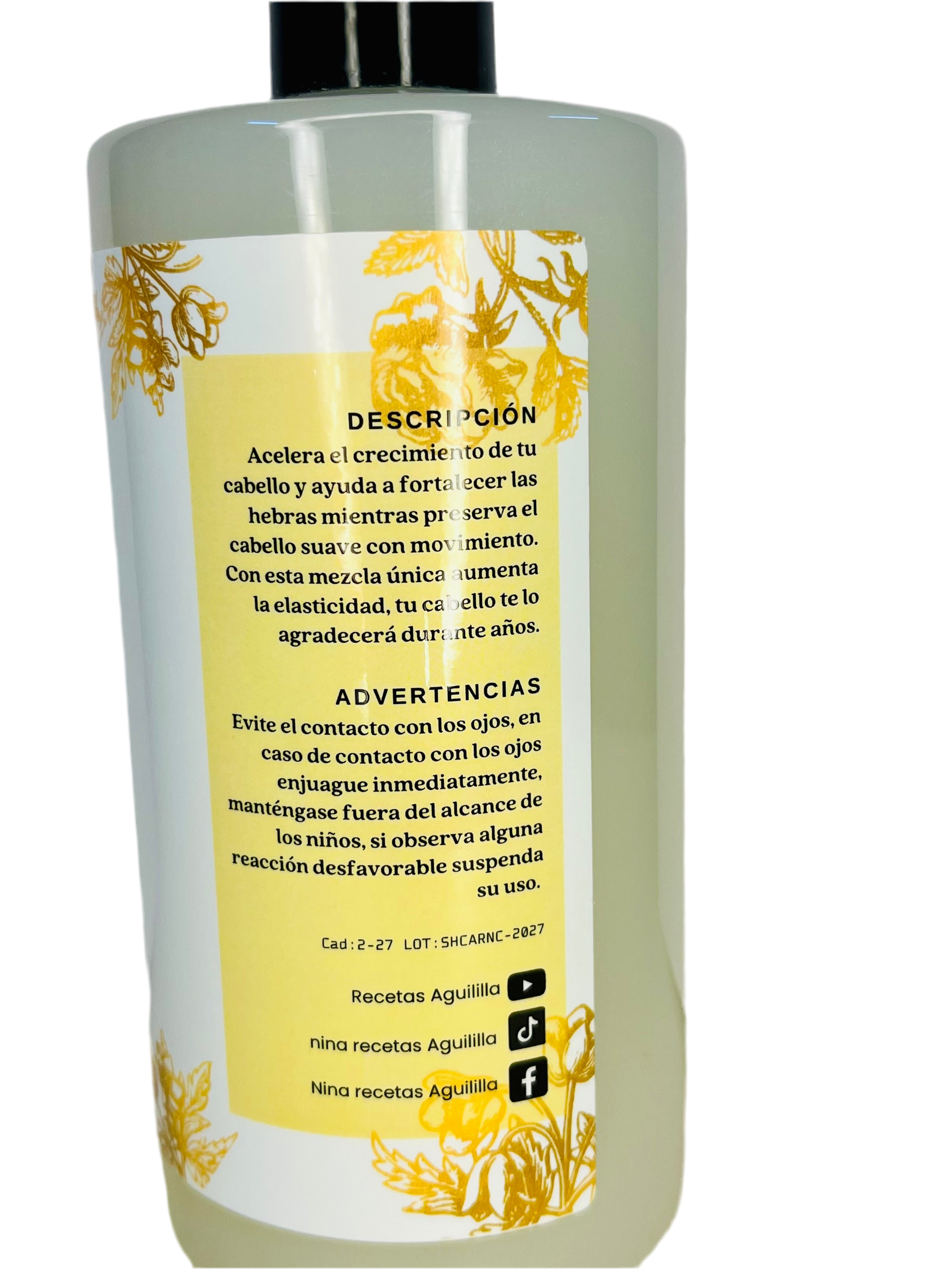 SHAMPOO CRECIMIENTO ACELERADO.