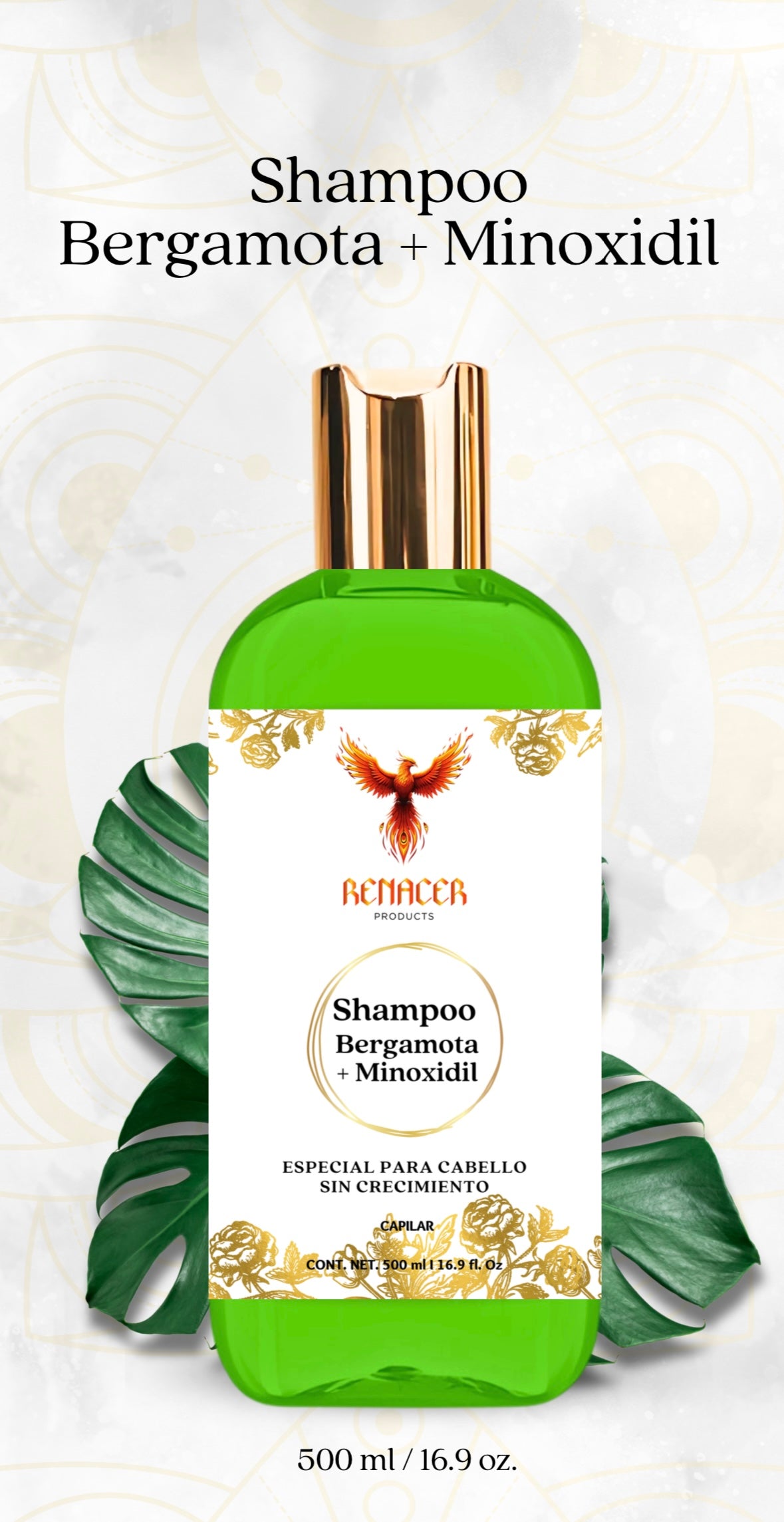 SHAMPOO BERGAMOTA+MINOXIDIL7%