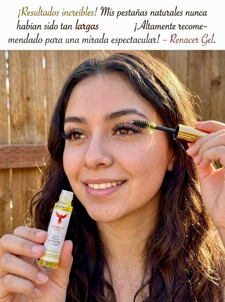 Suero en gel crece pestañas y cejas.
