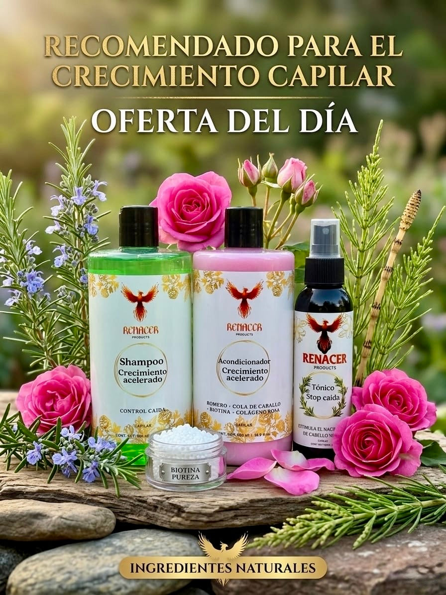 Kit crecimiento acelerado control caída.