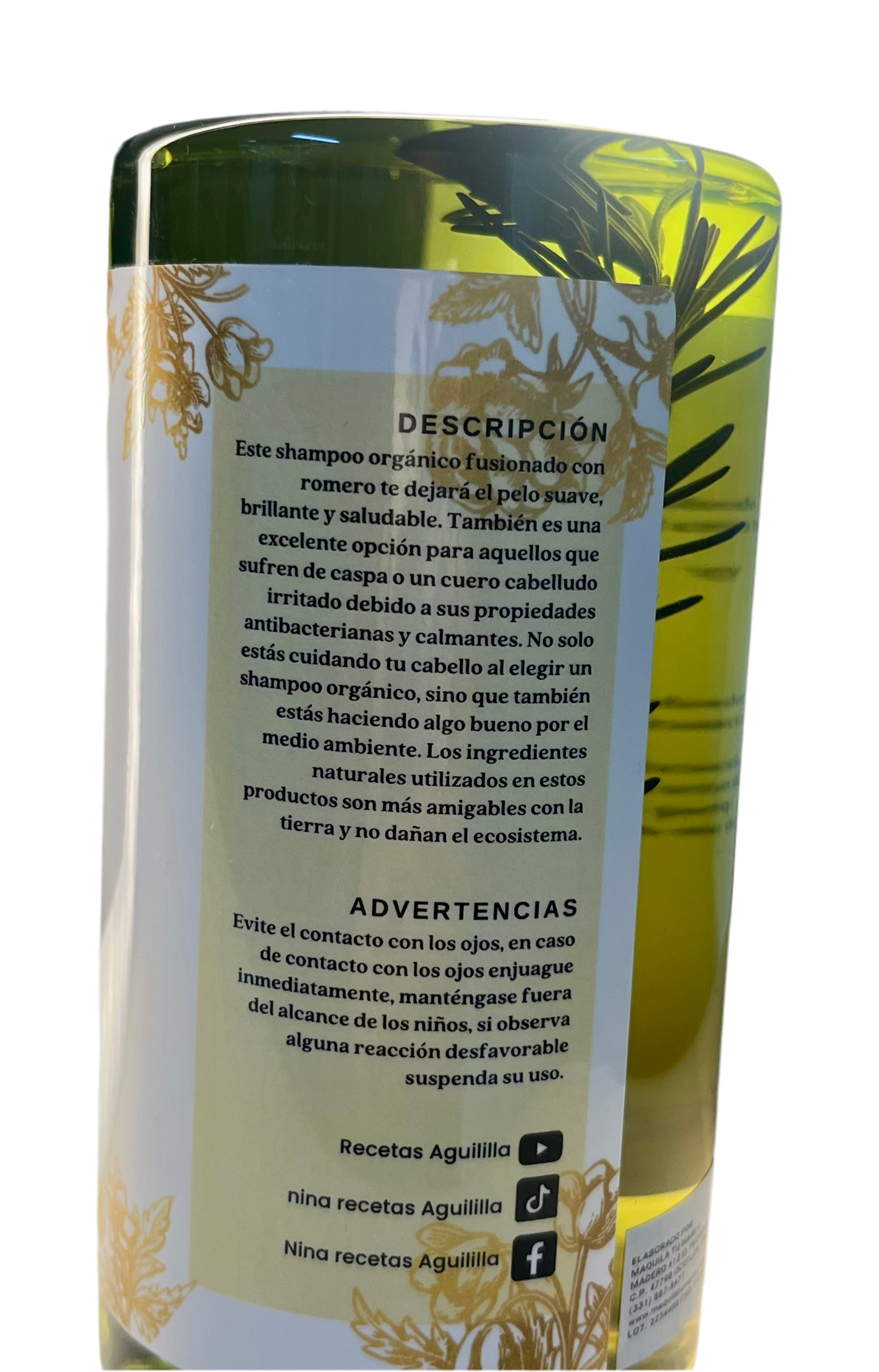 SHAMPOO ORGÁNICO.