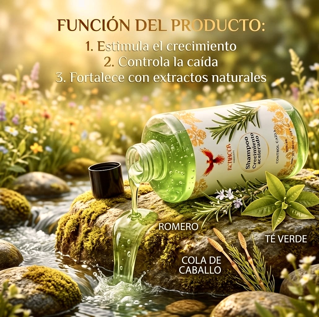 SHAMPOO CRECIMIENTO ACELERADO CONTROL CAIDA